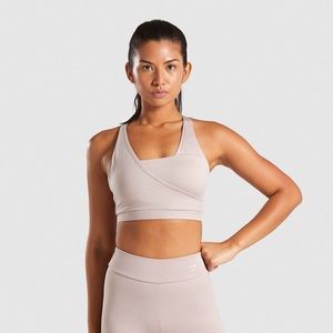 NWOT Taupe Gymshark lasercut bra/workout top